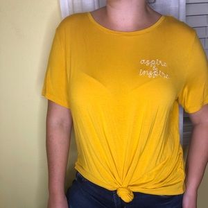 Yellow T-shirt